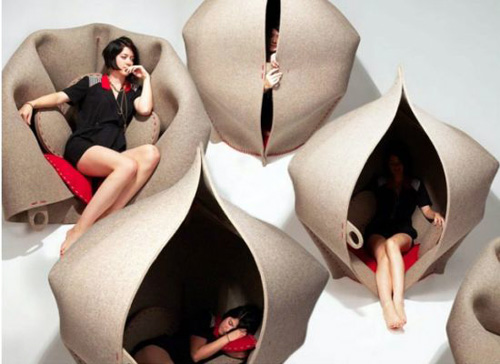 Hush Perfect Lounge Chair for Relaxation and Privacy