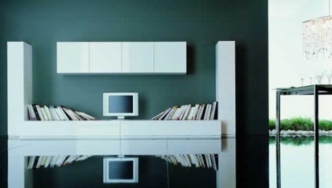 Modern Italian Wall Unit System - Momentoitalia Collection picture 4