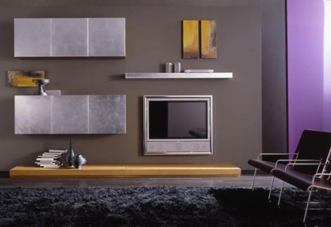 Modern Italian Wall Unit System - Momentoitalia Collection picture 5