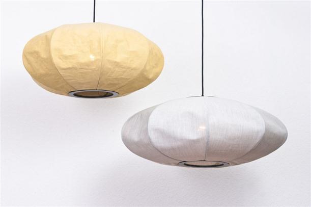 Textile Balloon Lamp Design by Kieser Spath