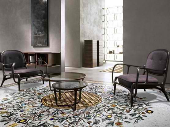 glamorous mosaic tile carpet to room decor 