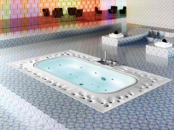 spa bathtub with recirculation water system Arima 