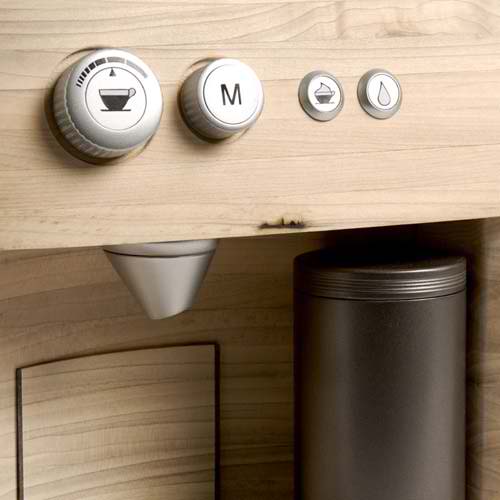 timber espresso mixer button